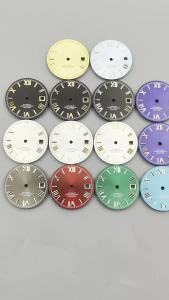 DZ 29mm Sterile Sky Blue Black Gold Silver Sunberst Dial Gold Rose Gold Roman Time Marks Fit Mingzhu2813 ETA2824 PT5000 Movement