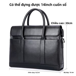 Feger | Túi Xách Da Dung Lượng Lớn Cho Doanh Nhân Du Lịch
