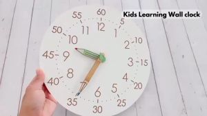 🇸🇬 Kids Learning Clock Educational Silent Wall Clock Time Teaching for Classroom and Bedroom