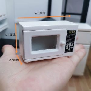 Mô Hình Nhà Bếp Micro Miniature Food Play Model Nhà Giả Vờ 1:12 Nhà Búp Bê Máy Lạnh Máy Lò Vi Sóng Mô Phỏng Nhà Trẻ Em Trẻ Em Đồ Chơi