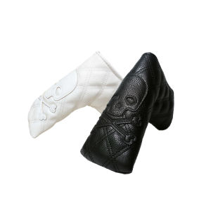 Skull Golf Blade Putter Head Cover PU Golf Headcover For Putter Golf Accessories