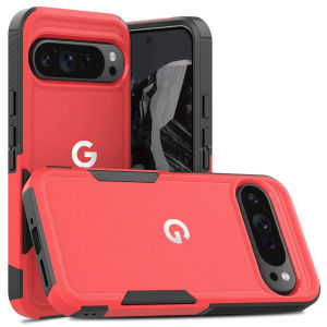 Commuster Shockproof Armor Phone Case for Google Pixel 10A 9 Pro XL 9 8 7 A Pro Rugged Frosted PC+TPU Protect Back Ott-Box Cover