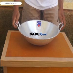 Wajan Pengoorengan no 15 Ukuran Yang Standar Bahan Sangat Tebal Almunium Cor Diameter 36