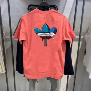 2025 New Simple Style Mens and Womens T-shirt Comfortable Cotton Printed Pattern Street Trend Mens Crewneck Top T-shirt ins