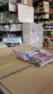 (ชุดละ 5 แพค) หลอดงอ หลอดดูดน้ำพลาสติก แยกซีน 6 mm. ยี่ห้อLUCKY CAT และ ปลาคาฟ แพคละ 100 เส้น