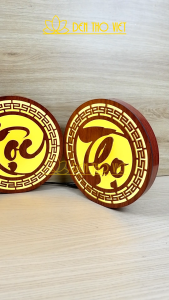 Combo 3 Đèn Thờ Chữ Phúc Lộc Thọ Vân Gỗ | Đèn LED Ánh Sáng Vàng Tiết Kiệm Điện | Đèn Trang Trí Bàn Thờ Gia Tiên