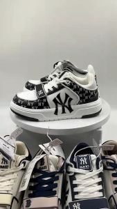 รองเท้าผ้าใบผู้หญิง MLB NY✅ รองเท้าแฟชั่น Size 36-43 รุ่นใหม่สวยสุดฮิต สีดำ สินค้าพร้อมส่ง