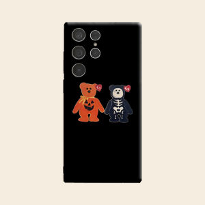 BILIBILI | Halloween Bear Duo Luxury Fashion Full Lens Protective Case for Samsung Galaxy S26 S25 S24 A56 A36 Plus Ultra