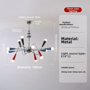 Eye-Protective Creative Molecule Pendant Light Dopamine