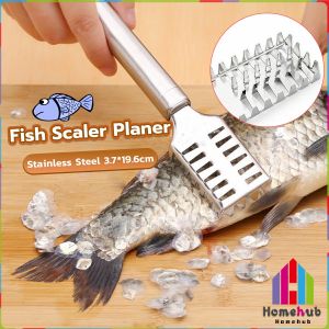 Homehub Fish Scale Remover Stainless Steel Scaler Planer Cover Creative Kitchen Tools