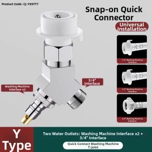 ANJIESHUN | Water Splitter Tap Adapter Diverter Valve
