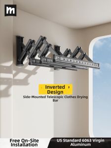 MINGZHI | Side-mount Foldable Pull-out Drying Rack