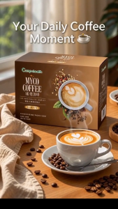 Myco Premium Coffee (25g x 12 Sachets) with Multigrains & Beans | Colombian Coffee Bean | Halal