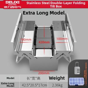 DELIXI | Multifunctional Three-tier Foldable Tool Box