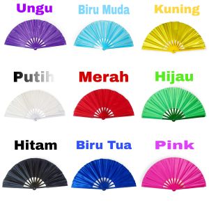 Kipas Tari Polos Kipas Tangan Kipas Lipat Kipas Kungfu Kipas Keprek