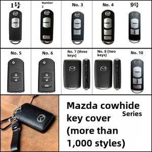 Applicable to Mazda 3 Onksela Leather Key Case CX4 Car CX5 Atz Cx30 next Generation Cx8 Package