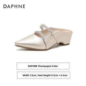 Daphne | Pointed Toed Slip-on Mules