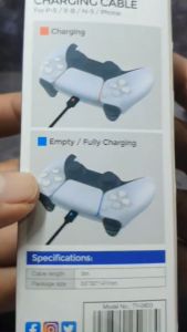 Dobe PS5 Data Charging Cable ยาว 3 เมตร (USB Type-C)(สายชาร์จจอย Ps5)(สายชาร์จ Xbox Series)(สาย USB PS5)(USB Nintendo Switch)