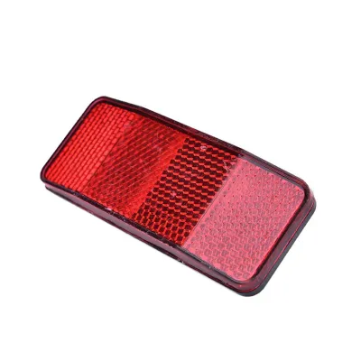 1pc Bicycle Bike Safety Caution Reflector Disc Rear Pannier Rack Warning Light 2Hole Highly Reflect Lights Safe Riding Parts