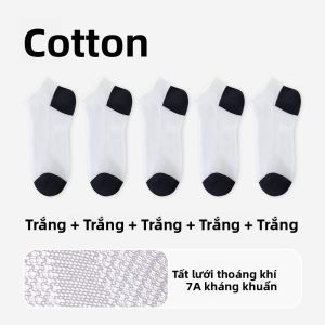 Tất nam MiiOW làm bằng cotton Ice Silk kháng khuẩn chống mùi