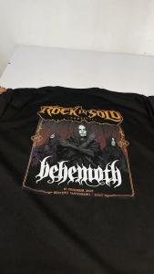 Kaos Merchandise Musik band ROCK IN SOLO Bahan 24s
