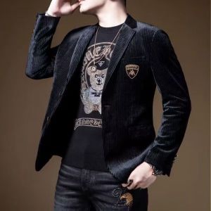 Mens Casual Fashionable Suit Jacket Autumn Winter New Style Lightweight Luxury Versatile Trendy Leisure Suit Top Trend