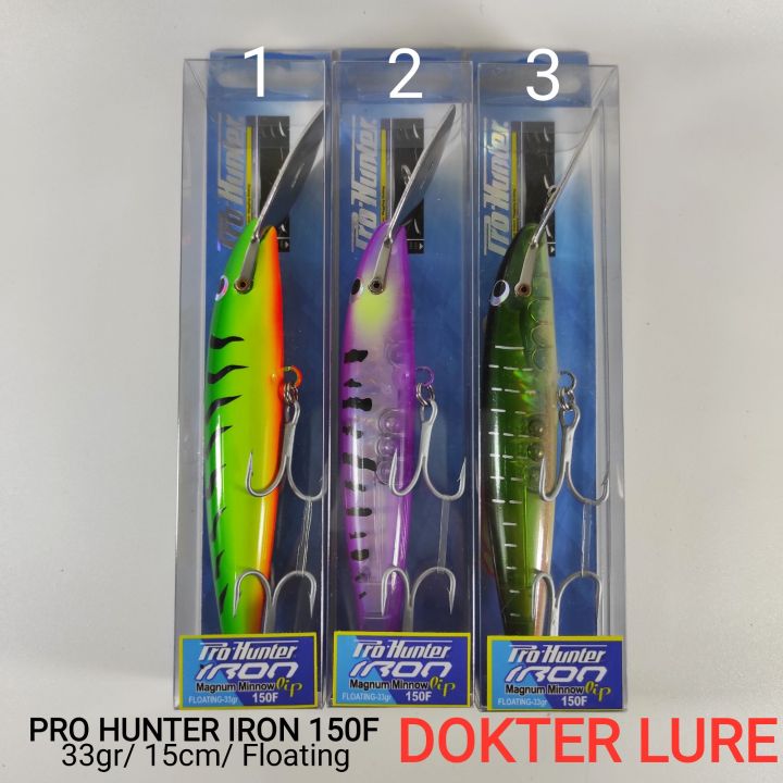 LURE Trolling PRO HUNTER IRON 150f 33gr 15cm Minnow Lazada