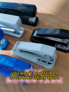 360 Degrees Stapler Rotatable Heavy-Duty Staplers Labor-saving Stapler Office School Supplies Whit