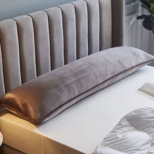 Thickened Flocking Coral Velvet Pillowcase Single Person Pillow Cover Extra Long Double Person Flannel Milk Velvet Pillow Cover