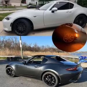 For Mazda Miata MX5 ND 2016-2020 LED Rear RED Side Marker Fender Reflector Bumper Turn Signal Light For Mazda ND Canbus Replace