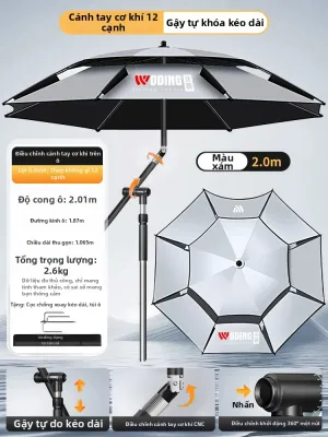 woding | Ô Dù Đi Cá Đánh Bạc Với Hỗ Trợ Cơ Học