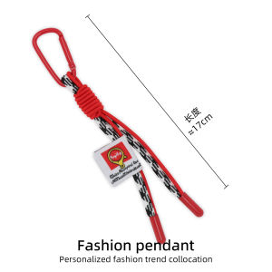 Handwoven Colorful Bag Charms DIY Backpack Phone Rope Keychain Lanyard Craft Accessories Fashionable Bag Decorations