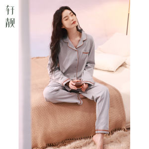 Cotton Long Sleeve Nightwear Women Large Size