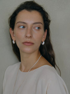 SOFT ROOM | Vintage Minimalist Brushed Sterling Silver Earrings