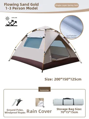 winpolar | Automatic Folding Portable Waterproof Winter Camping Tent