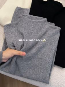 Ge·an·fei | Áo Sweater Cao Cổ Ôm Sát Giữ Ấm