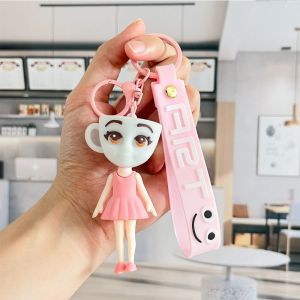 -2026New Fun Keyrings Italian Brainrot Keychain Tralalero Tralala Tung Tung Tung Sahur Ballerina Cappuccino Doll Keychains Gifts