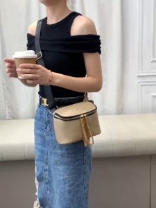 HANKE Fanny Pack Pebbled Leather Womens Crossbody Bag