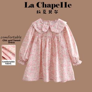 puella kids | Girls Floral Dress for Spring and Autumn Long Sleeve
