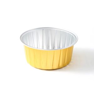 Food Grade Aluminum Foil Bowl for Air Fryer Home Use Oven Egg Tart Aluminum Foil Box Tray Cup Cake Aluminum Foil Cup Kitchen Tools