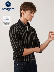 Navigare | Autumn Winter New Elegant Stripe Casual Shirt