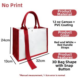 EnCheng | Custom Logo High-end Chinese Style Red Canvas Bag for Bridesmaid Gifts