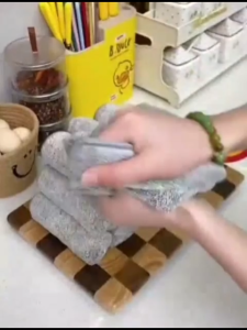 1 PCS!! Kain Lap Dapur Microfiber 24x24cm Lap Tangan Lap Piring Kain Lap Minimalis