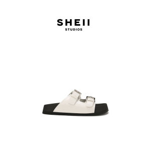 SHÉII | Dép Xỏ Ngón Dây Khóa Đế Dày Phong Cách Thường Ngày