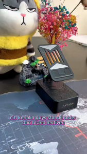 WANKEI LENTIVEN PowerBank Foldable With Speaker Stand Handphone 3 In 1 Bluetooth Wireless Karaoke WY230