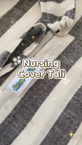 Anakkecilku Penutup Menyusui Nursing Cover Tali Motif Stripe