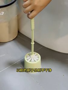 ที่ขัดห้องน้ำ พร้อมแผ่นน้ำยาใช้แล้วทิ้ง ไม้ขัดส้วม แปรงล้างชักโครก แปรงขัดส้วม แปรงล้างห้องน้ำ เปลี่ยนหัวแปรงได้ ใช้ง่าย