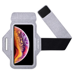 HAISSKY Ultra-thin Running Sports Armband For iPhone 17 16 15 14 13 12 11 Pro Max 15 Plus 17 Air 16E Fitness Belt Arm Bag Pouch