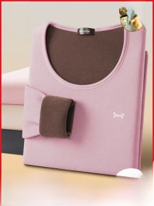 miiow | Thickened Fleece Warm Underwear Set Womens Wool Silk Autumn Clothes Pants Base Shirt Winter Top Cat Person Sleepwear Pajamas