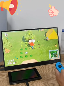 จอภาพแบบพกพา 14 นิ้ว PORTABLE MONITOR 1080P IPS แบบพกพาลำโพงคู่ในตัวรองรับการใช้งานกับคอมพิวเตอร์แล็ปท็ เชื่อมต่อกับคอนโซลเกม
